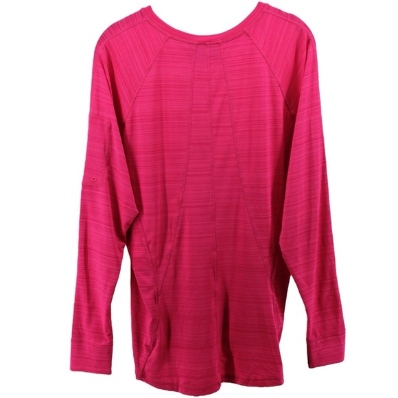 Athleta Barbie Spring Hot Pink Zipup Athletic Lightweight Comfort Jacket Size XL - Picture 7 of 12